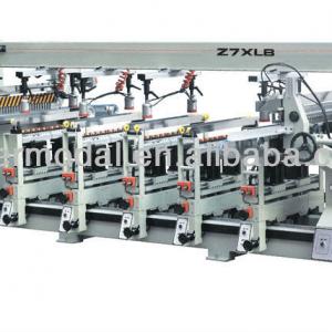 Woodworking seven row Thru-feed Boring Machine