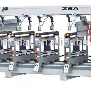 Woodworking Six lines thru-feed boring machine