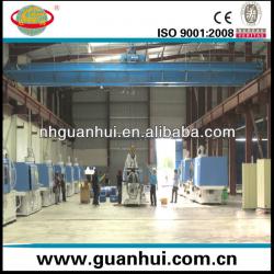 workshop double beam overhead travelling crane