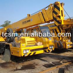 XCMG QY25T original China used mobile truck cranes are exported from shanghai china
