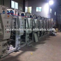 XS-ASY Six Color Plastic Bag Gravure Printing Machine