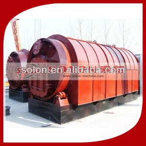 Zhengzhou Solon Environmental-friendly Waste Tire Pyrolysis Plant with top quality