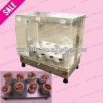 Hot sale pizza cone machine line and 8pcs with CE approved pizza cone cabinet display