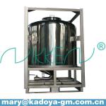 1000L storage liquid stainless steel tank with frame
