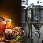 stainless steel homebrew conical beer fermenter