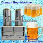 Colorful draft beers machine