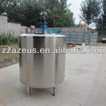 Stainless steel milk pasteurizer tank with cooling,heating,mixing,warm-keeping,storage and function
