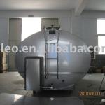 Refrigerated milk cooling tank