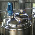Stainless Steel Mixing Tank (With Agitator)