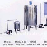 sugar processing system, carbonated drink processing machine, filling machine, carbonated drink machine