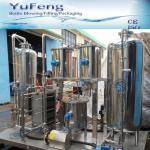 Carbonated/soft drink mixing machine