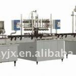 Glass bottle water filling machine