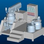 titling vacuum emulsifying machine with pneumatic energy