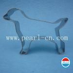docile dog silicone edged cookie cutter/baking cookie cutter
