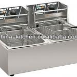 Super Star Product Electric Fryer 2-Tank 2-Basket