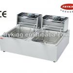 Double Tanks Fryers Equipment for Fast Foods