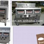 electric open fryer equip oil filter (manufacturer ,ISO9001 )