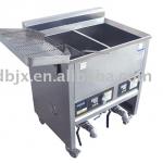 deep fryer for restaurant and shop double frying area