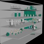 50TPD fully automatic maize flour milling machine for Zambia supper maize meal
