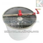 6 frames stainless steel honey extractor by hand