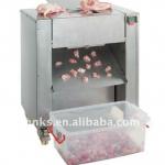 Stainless steel bone-in-meat slicer machine