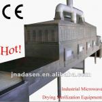 30KW Tunnel conveyor belt continuous herbs microwave drying&amp;sterilization machine