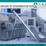 Puffed cheese ball corn snacks food making machines/twin screw extruder production line ordered by Nigeria customer