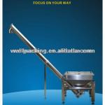 Screw conveyor with lid