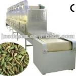 Spice and condiment microwave drying and sterilizer machine