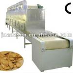 Tunnel continuous conveyor belt type drying and sterilizing for spice industrial microwave equipment