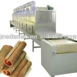 Spice and condiment microwave drying and sterilizer machine