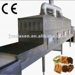 tunnel continuous conveyor belt type industrial microwave oven for drying and sterilizing for spice