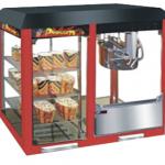 8 Ounce Popcorn Machine with Warming Showcase PO-8W