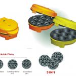 Electric Detachable 3 in 1 snack maker