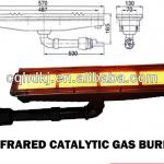 Powder coating machine Infra-Red Burners LPG Gas HD162-
