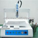 popular desktop automatic black glue coating machine