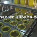 roll film yogurt cup filling sealing machine