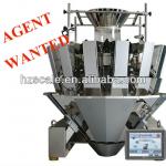 A14 combination electric multihead weigher meatballs filling packaging machine