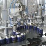 aerosol spray tin cans filling machine aerosol spary filling machine