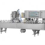 roll film yogurt cup filling sealing machine