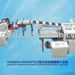 ST036S + ST040PP Automatic cover making machine and case gluing machine