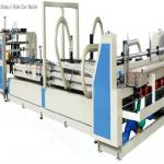 automatic corrugated box folder gluer machine /carton folding glue machine