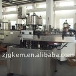 Automatic plastic bottle glue labeling machine (Posted three labels)