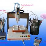 Two parts epoxy resin doming coating machine for lable