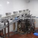 Automatic Meat ball chain bucket elevator wrapping machine SLIV-520