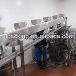 Automatic frozen meat food packaging machine with continuous bucket elevator SLIV-520