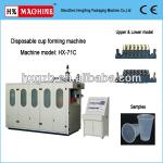 Disposable cup forming machine