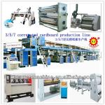 TB-1800 type 3-layer,5-layer,7-layer high speed corrguated paperboard line