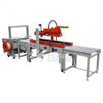 Automatic Carton Sealing Strapping Packing Line