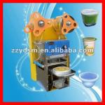 2012 popular soybean milk /milk tea /bubble tea cup sealing machine